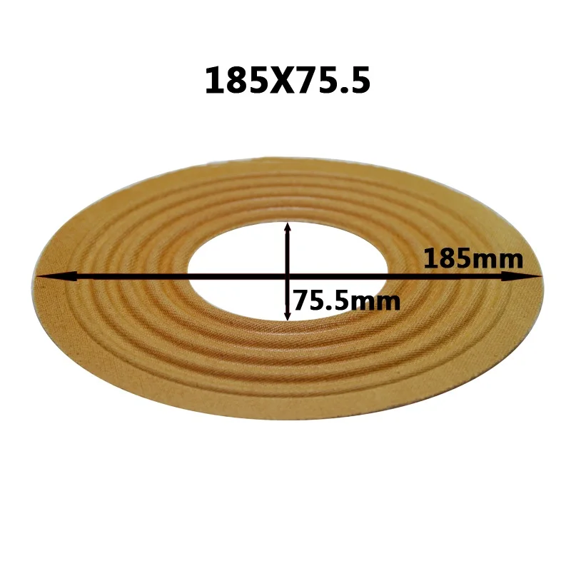 2pcs 185x75.5/185x100mm Elastic Wave Loudspeaker Subwoofer Woofer Bass Speaker Repair Spider Damper