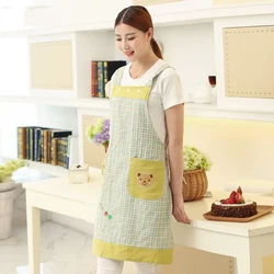 Cotton Apron Home Manicure Shop Restaurant Kitchen Apron Adult Kindergarten Overalls woman