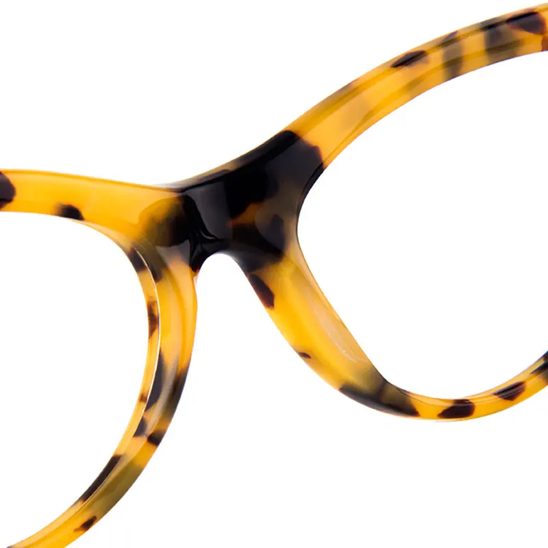 ใหม่สไตล์แฟชั่นไปข้างหน้าCAT-Eye Hypoallergenic Acetate Full RIMผู้หญิงOpticalกรอบแว่นตาฤดูใบไม้ผลิบานพับ