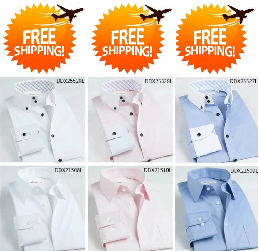 3 Tailor-Made Dress Shirts Men Bespoke Shirt,Camisa Social Masculina Slim Fit Man Dress Shirts Long Sleeve Chemises Sur Mesure