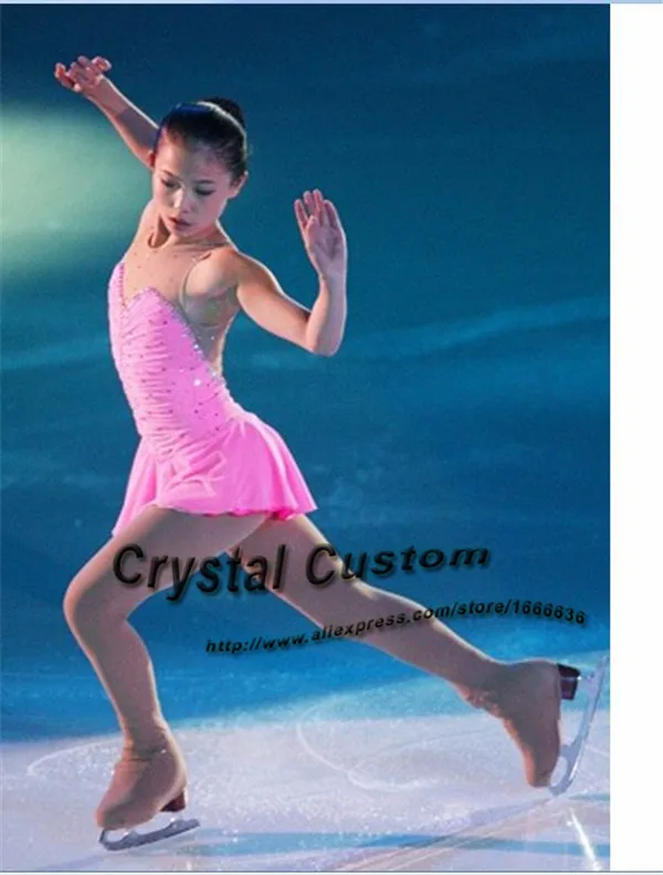 Adult Figure Skating Dresses Crystal New Brand  Vogue Competition Ice Skating Dress DR3288