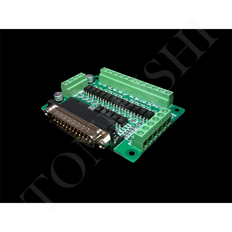 CNC parallel port interface board photoelectric isolation (support KCAM4, EMC2/linuxcnc)