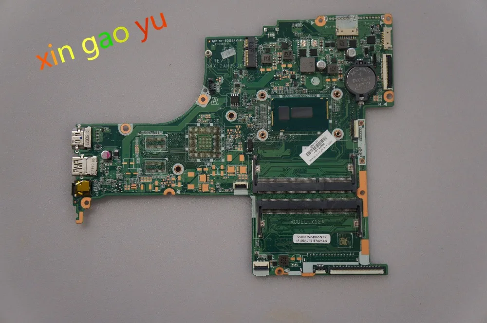 Placa-mãe para laptop 809318 -601 para HP para Pavilion 17-G 17-G101DX DAX12AMB6D0 i5-5200U Integração DDR3L 100% testado OK