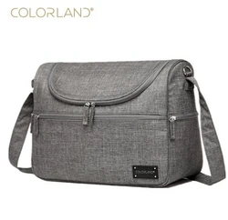 Colorland – grand sac à couches pour bébé, sacoche de marque, organisateur, Design, sacs à couches pour maman, mode, sac de maternité, poussette