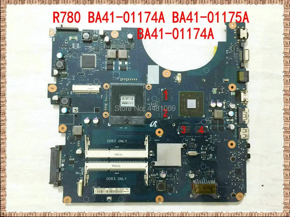 

Для Samsung R780 и R728, материнская плата для ноутбука HM55