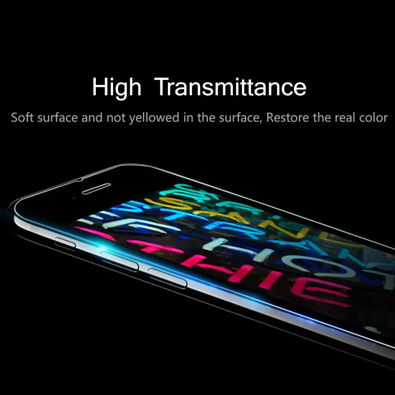 50 Pcs For Alppe iPhone 7 8 6 6s 2.5d 0.26 mm Premium Tempered Glass Screen Protector for iPhone 7 8 Plus protective film