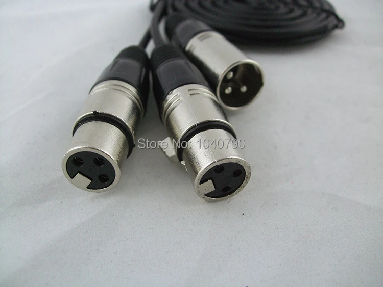 Male card nong nong to dual mother card  microphone cable Tuning decca dragon line Audio line 1M 3.2ft