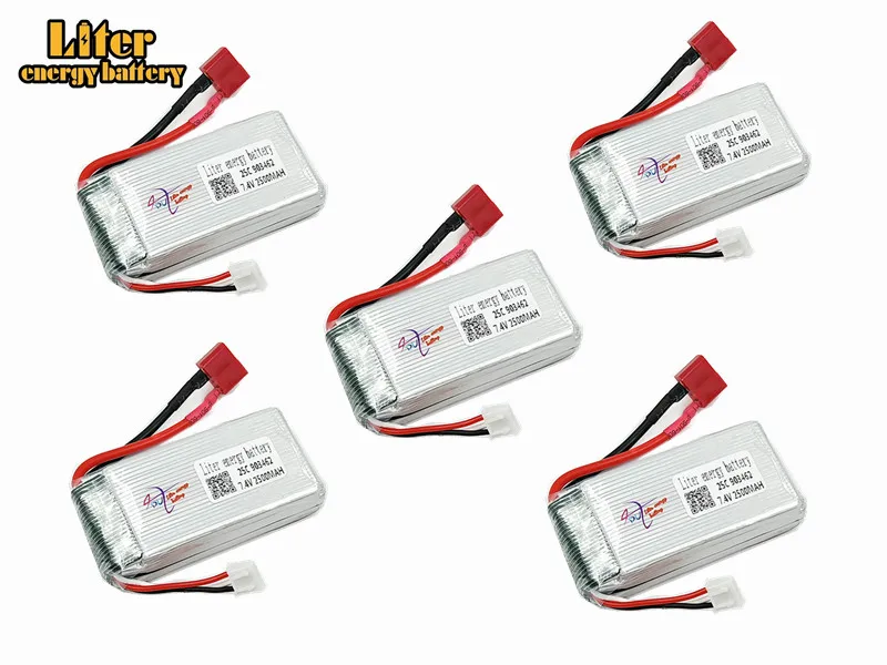 

5pcs/set 7.4V 2500mAh 903462 Lipo Battery 12423 12428 For Wltoys 12423 12428 Crawler Car Battery 1500 mah 7.4 V Lithium battery