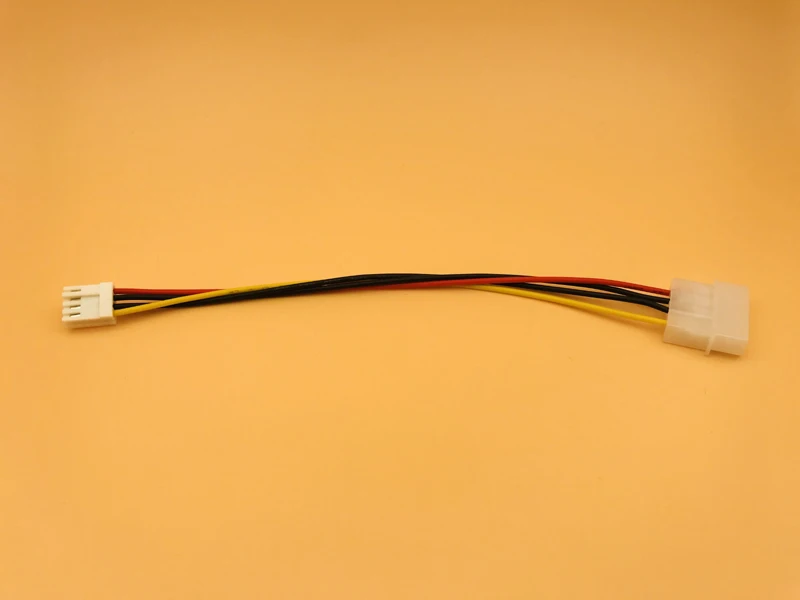 Блок питания Molex IDE «штекер-гнездо» 4P ATA, 5 шт., Кабель-адаптер для гибких дисков, разъем для HDD, PSU, ETH, EOS, BTC, майнинга