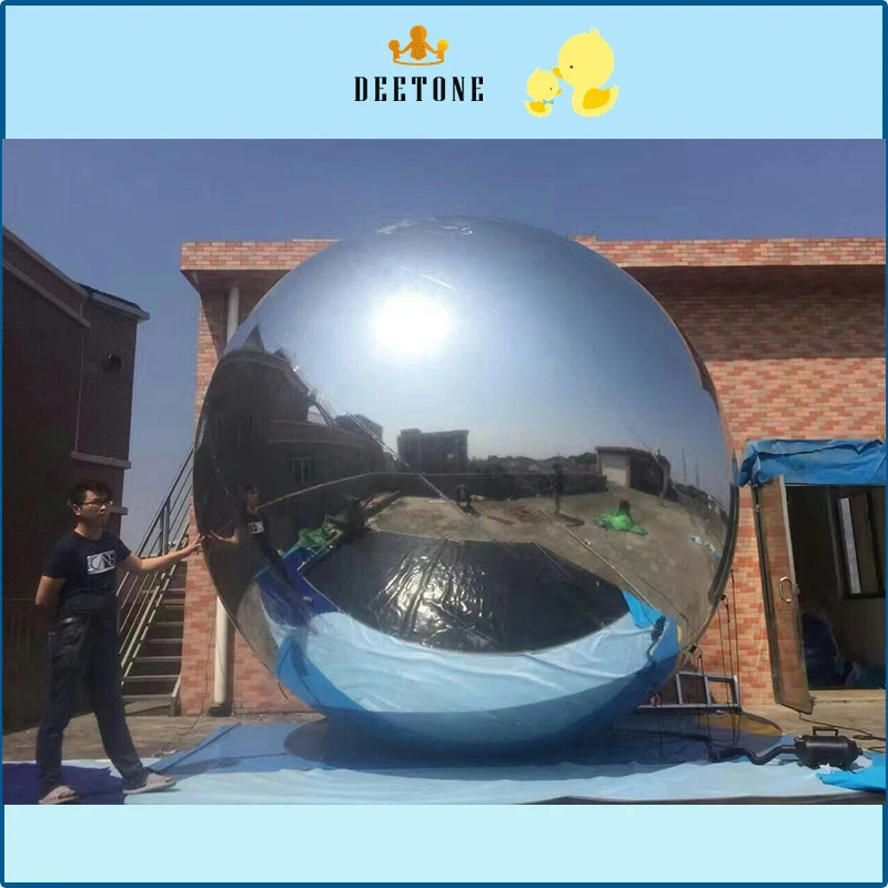 Customized wholesale inflatable mirror ball advertising campaign display ball pvc inflatable mirror display ball