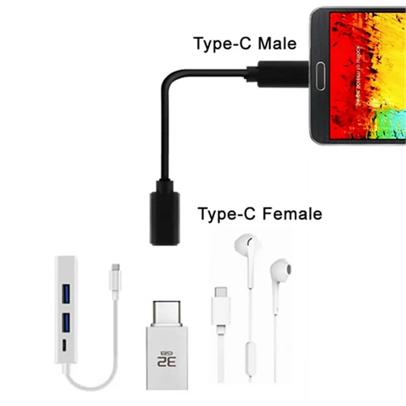 USB 3.1 Loại C USB-C Nam Đến Nữ Dữ Liệu Cáp Nối Dài Cho Laptop & Macbook & Máy Tính Bảng & Điện Thoại Di Động 200Cm