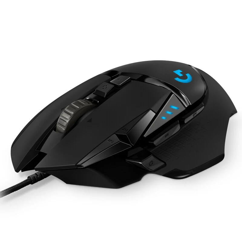 Logitech G502 HERO High Performance Gaming Mouse Engine with 16,000 DPI Programmable Tunable LIGHTSYNC RGB For Mouse Gamer