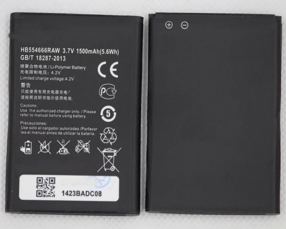 For Huawei Battery 1500mAh HB554666RAW Battery Replacement for Huawei E5375 E5330 E5336 E5372 EC5377 smartphone Battery