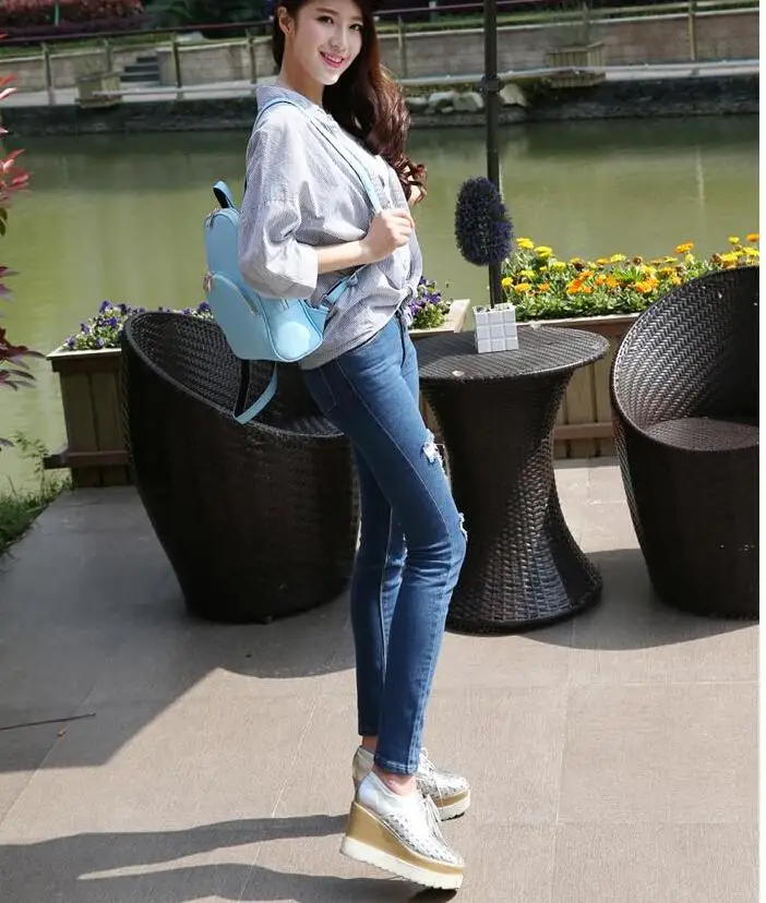 2024 Fashion Backpacks Women Pu Leather School Bag Girls Female Candy Color Travel Shoulder Bags Waterproof Back Bag Mochila