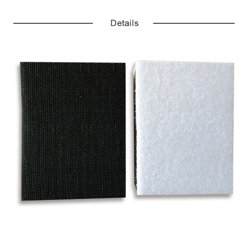 Rectangle Soft Sponge Interface Pad, Amortecimento Pad para Sander Backing, Abrasive Tools Acessórios, Hook and Loop, 75x100mm