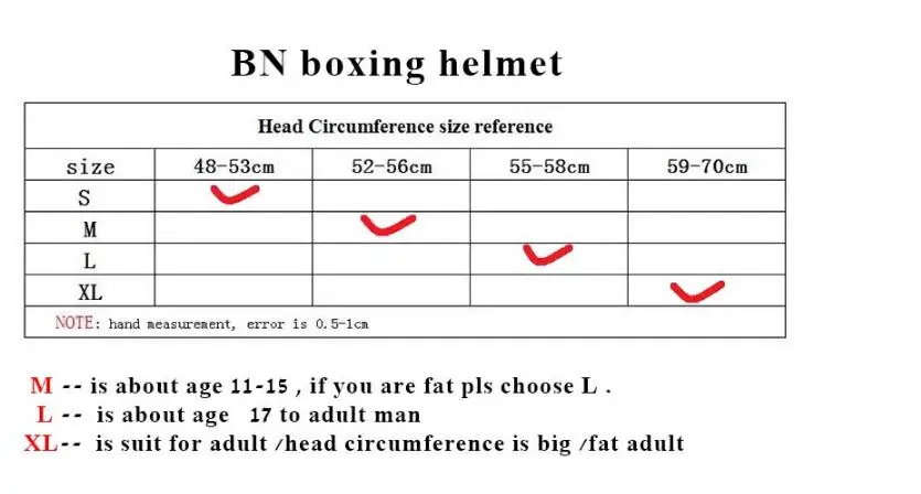 BN Peking Opera Muay Thai MMA Boxing Helmet for Kids and Adults, Grappling Martial Arts Headgear Protector,Training Equipment