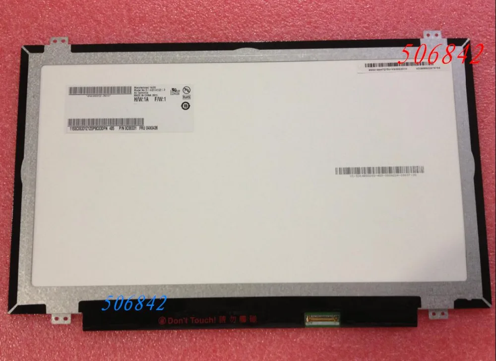 

Brand new A+ B140HAN01.2 FRU 04X0436 LCD Screen 1920*1080 IPS LED Screen (30pins)