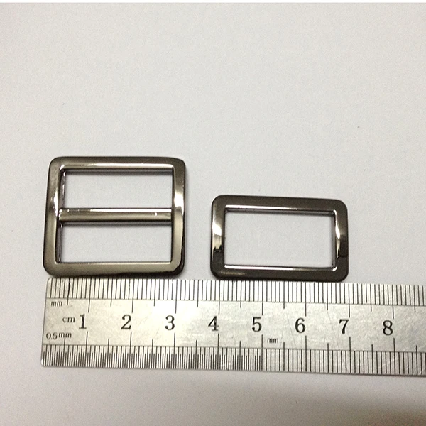 

1" Gunmetal triglide slider & buckle for adjustable straps