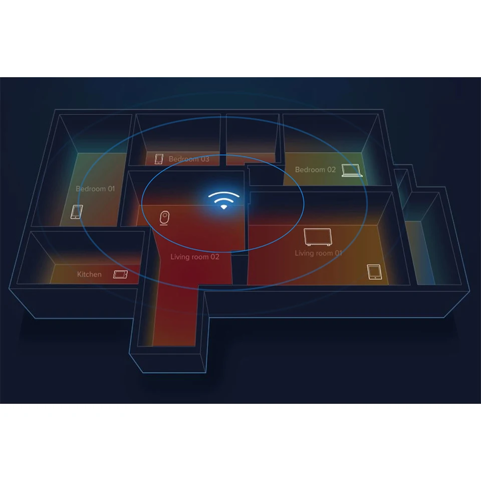 Chính Hãng Xiaomi Mi 3 802.11ac B/G/N Dual Band 2.4G 5G 4 Ăng Ten 1167 mbps 128M Rom RAM Wifi Không Dây USB 2.0