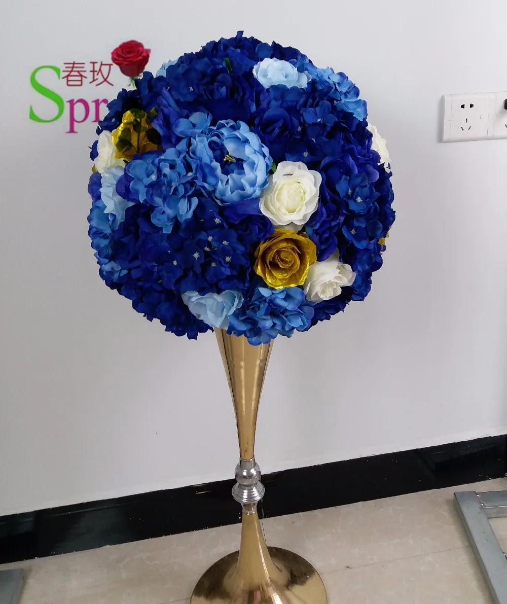 SPR 40cm new wedding table center flower ball wedding road lead artificial flore centerpiece wedding backdrop flower decoration