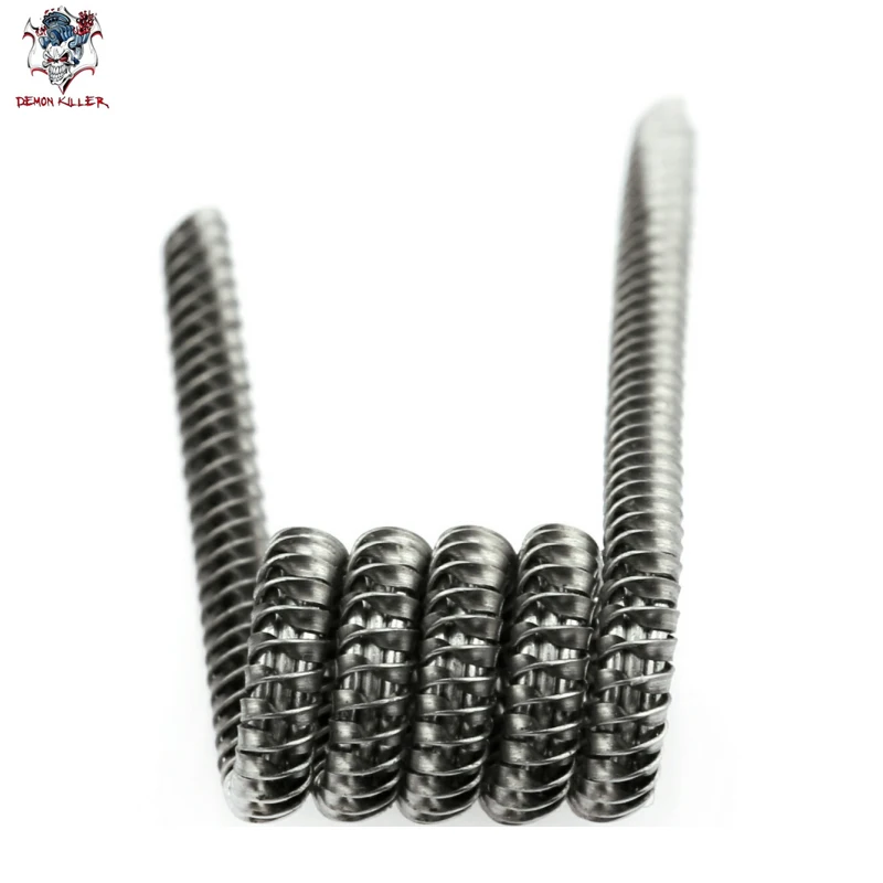 10 قطعة/صندوق شيطان القاتل العنف لفائف سلك DIY التيلة متداخلة تنصهر كلابتون الغريبة V2 تسوكا لفائف Clapception لفائف ل RDA RDTA