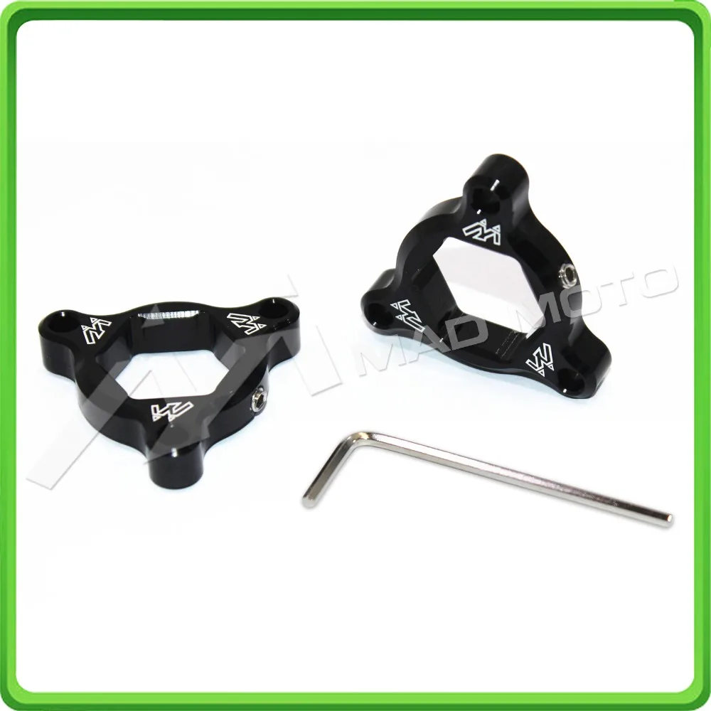 22mm Black Fork Spring Preload Adjusters for Aprilia RSV Mille 1999 2000 2001 2002 2003 & Dorsoduro 2008 2009 2010 Style A