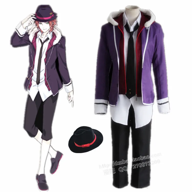 Anime Sakamaki Laito Cosplay Costume with hat 110