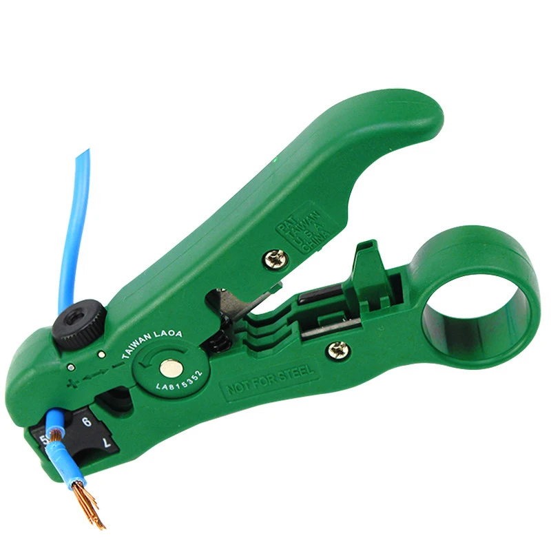 LAOA Multifunction Wire Stripper Coaxial RG59,6,7,11 Blade replaceable Wire Cutter Made in Taiwan Mini Hand Tools