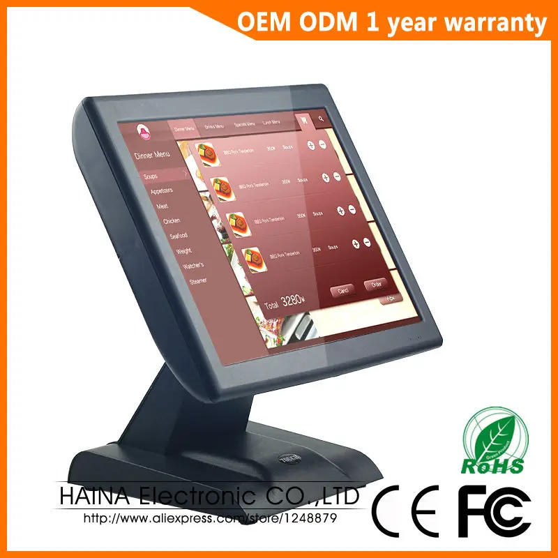 

Haina Desktop Hardware Core i3 i5 i7 POS PC All in one Touch Screen Payment Cash Register POS Machine