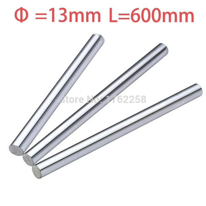 2PCS 13mm x 600mm Linear Shaft 3D Printer Cylinder Liner Rail Axis CNC Parts