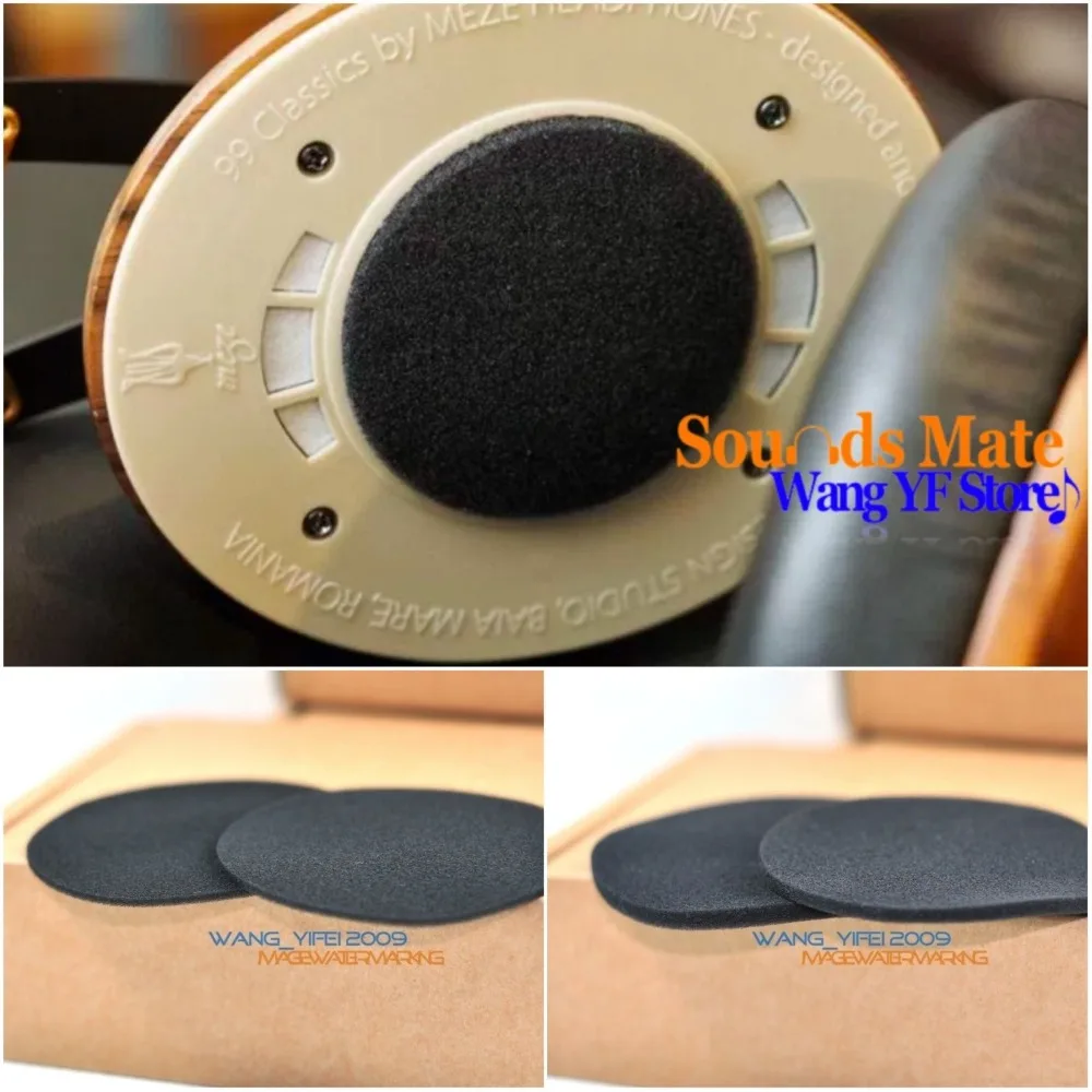 Fine-Tune Sounds Foam Sponge Disk Ear Pads Sponge Cushion For Meze 88 99 Classic Headphone Headset