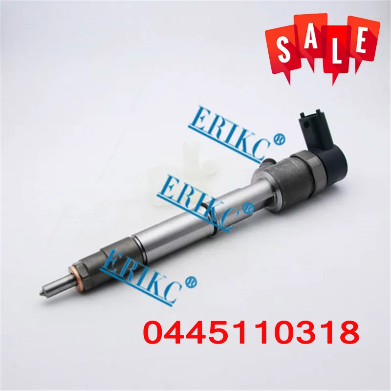 

ERIKC 0445110318 Auto Engine Parts Fuel Injector 0 445 110 318 Calibration Pump Diesel Common Rail Injection Assy 0445 110 318