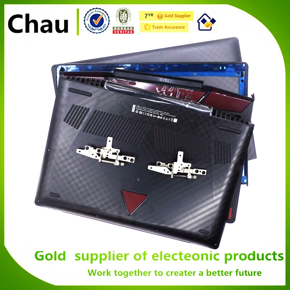 Imagem -01 - para Lenovo Y72015 Y720-15isk Y720 Lcd Capa Traseira Lcd Moldura Frontal Capa Case Superior Palmrest Capa Case Inferior Lcd Dobradiças Novo para lenovo y72015 y720 15isk y720 lcd capa traseira lcd moldura frontal capa case superior palmrest capa case inferior lcd dobradicas novo 01