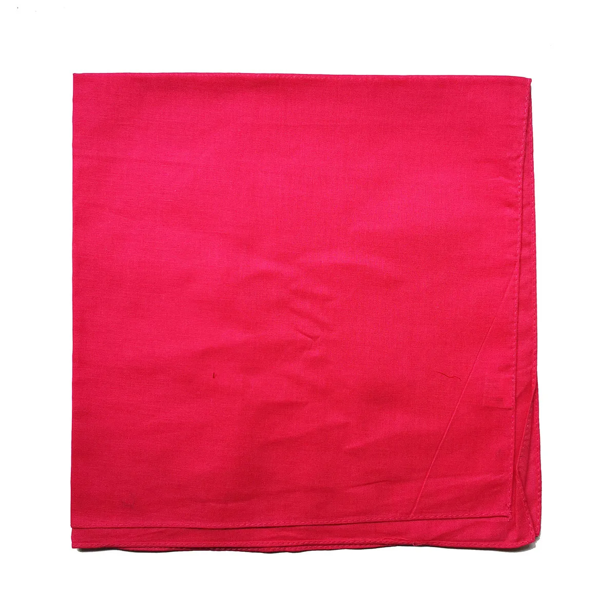 Bandana de algodão multiuso para homens, bandas de cabelo, lenço de cabeça, lenço bandana monocromática, 100% algodão, hip-hop