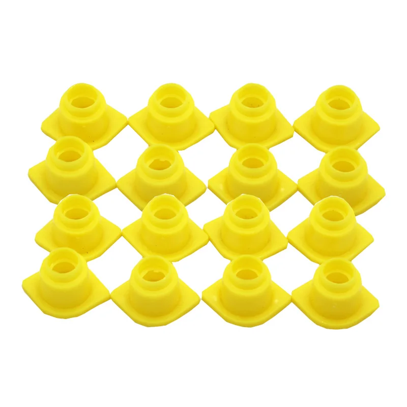 Beekeeping Tools Queen King Cage Accessories Fertility King Yellow Pedestal Guard Longwall Shield Queen Cage Cover 500 Pcs