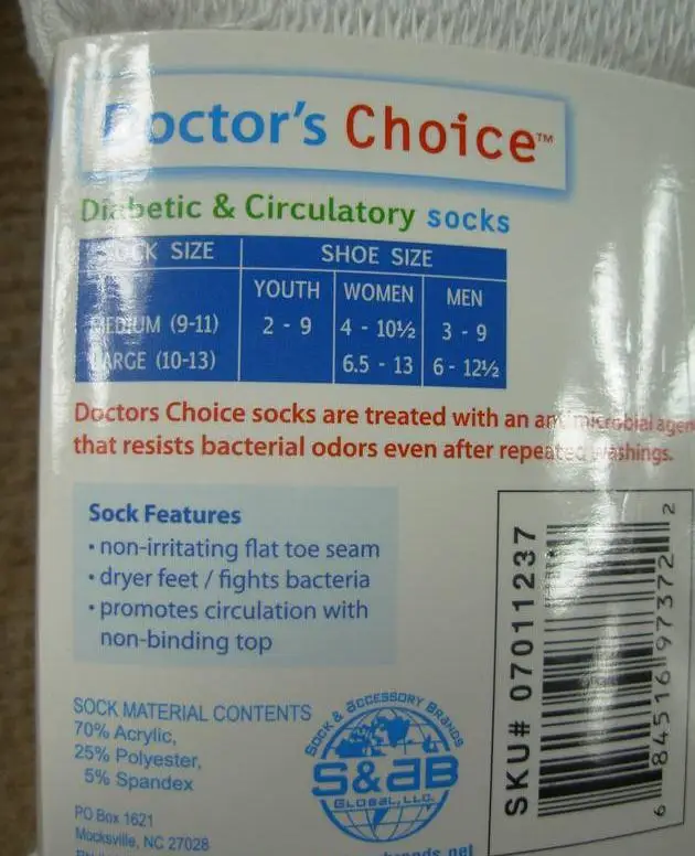 2pairs Non Elastic Socks 100% cotton high quality for Diabetic Foot care gift for old people SOCK 9-11