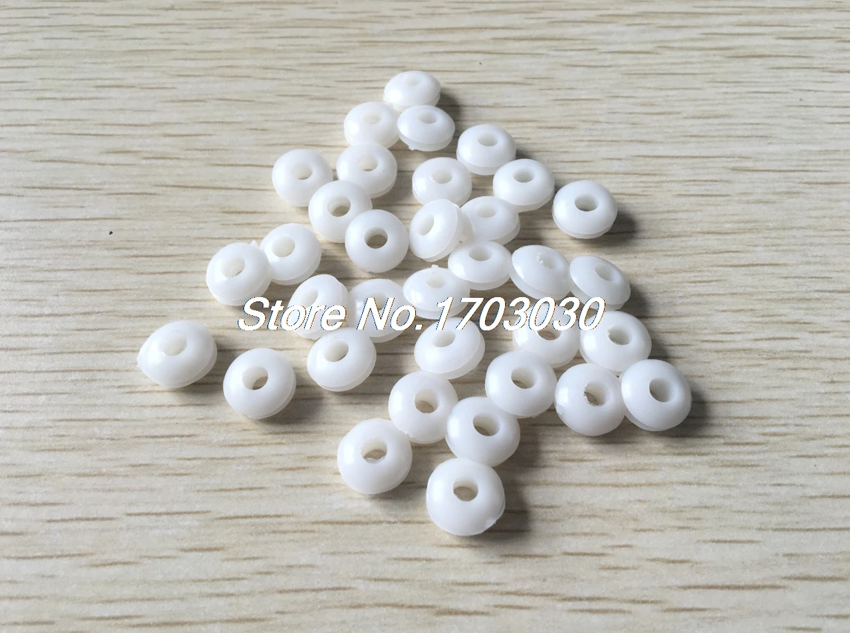 

300 x 4mm Inner Diameter White Rubber Armature Bar Firewall Grommets