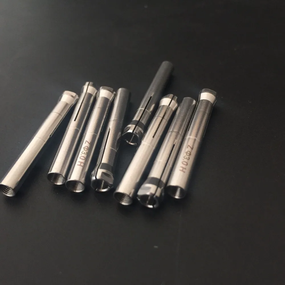 10pcs Dental Micro Motor handpiece Micromotor Collect Chuck 2.35mm/3.0mm/3.175mm For smt marathon strong handpiece