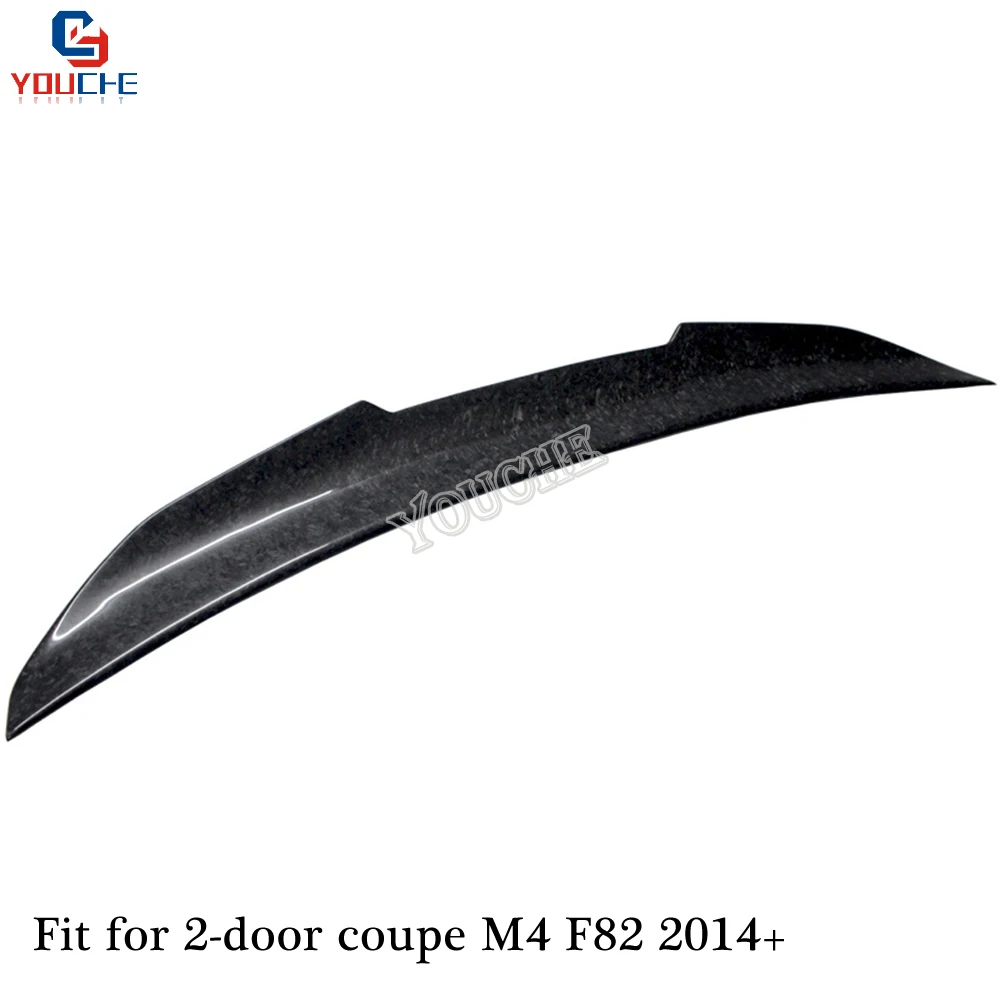 M4 PSM Style Spoiler Froged Forging Carbon Fiber Spoiler wing for BMW M4 F82 2-door coupe 2014 - present Trunk Boot Lip Splitter