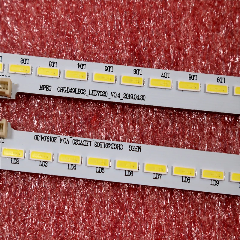 

100%new for changhong 49 "TV backlight bar is suitable for UD49C6000ID screen: m490u13-e1-l60 lamp 536MM long 9-pin socket