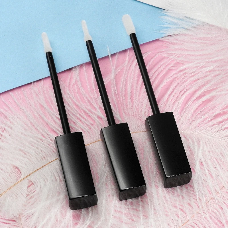 5ml Lipgloss Plastic Containers Empty Black Lipgloss Tube Eyeliner Eyelash Container Mini Lip Gloss Split Bottle Makeup Tools