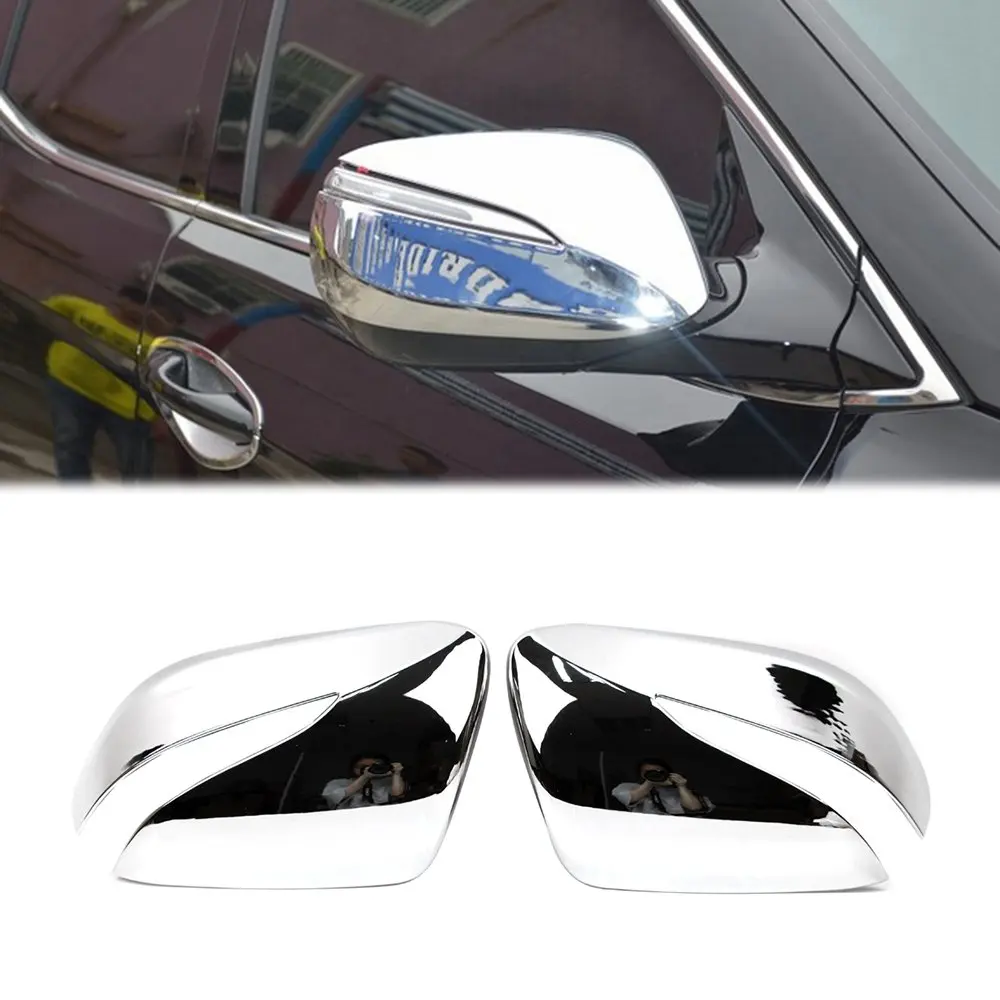 Rearview Side Wing Mirror Cover for Hyundai Santa Fe Sport 2013 2014 2015 2016 2017 2018 Exterior Molding ABS Chrome Trim