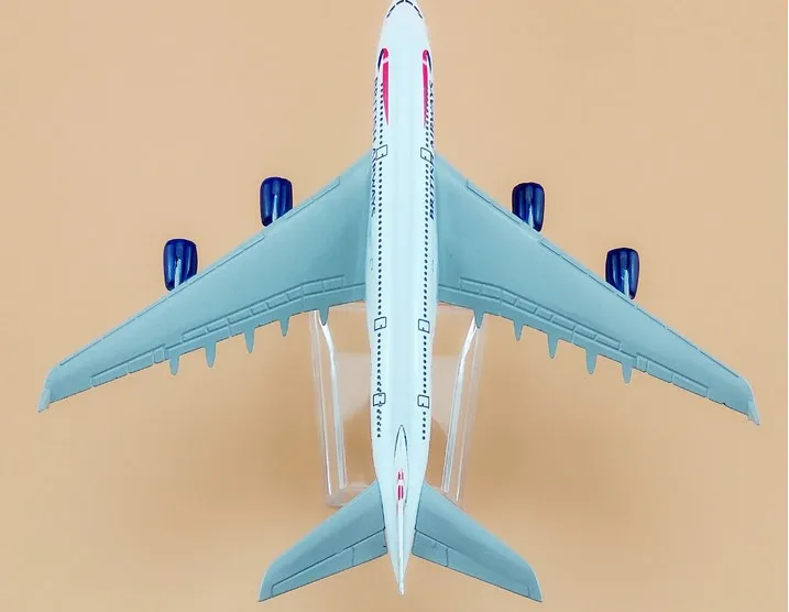 20 cm vliegtuig model Boeing 787 Britse Airways vliegtuigen 787 Legering simulatie vliegtuig model voor kinderen speelgoed kerstcadeau