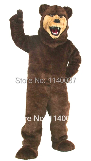 mascot Big Black Bear Plush Mascot Costume Adult Size Good Quality Bear Mascotte Mascota Outfit Suit Party Fancy Dress