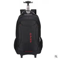 travel luggage trolley Backpacks on wheels Men Business Travel Trolley Bags Oxford Rolling Baggage Backpack bag travel Mochila