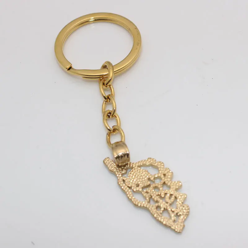 CORSICA map key chains key ring