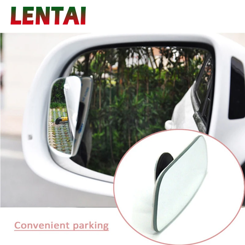 LENTAI 1Set Car Rearview Mirror 360 Wide-angle Lens For Ford Focus MK2 2 3 Fiesta Mondeo MK4 Kuga Fusion Ranger Toyota Corolla