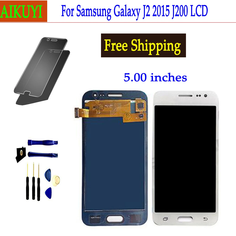 For Samsung Galaxy J2 2015 J200 LCD Display J210F J200M J200H J200Y LCD Display Digitizer Touch Screen Repair Digitizer Assembly