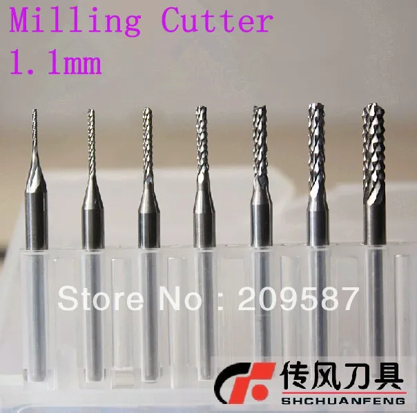 10 PCB end mill engraving cnc router tool bits 1/8