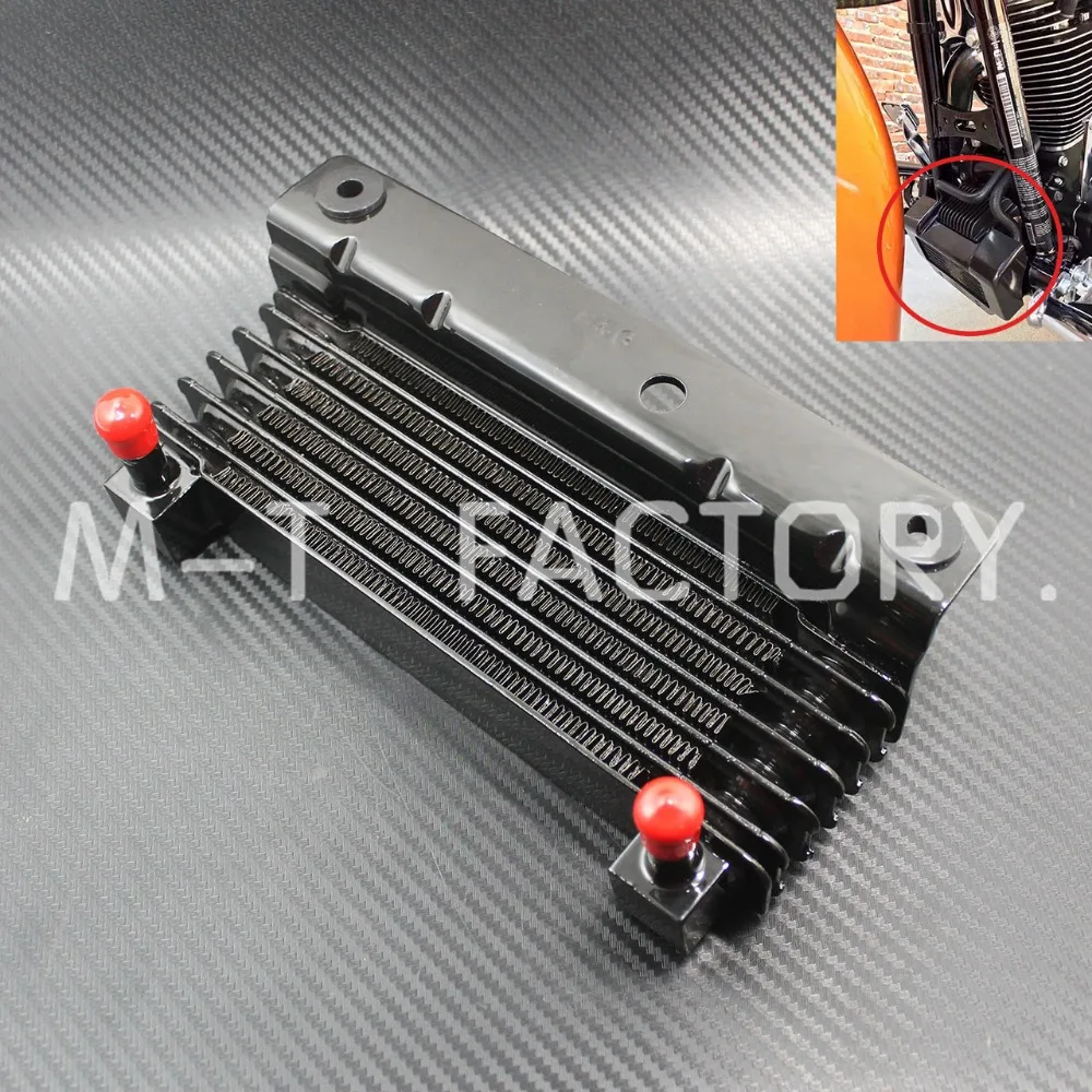 Motorcycle Oil Cooler Radiator Water Tank For Harley Touring Street Glide Road King Road Glide FLHR FLHTC 09-11 12 13 14 15 16